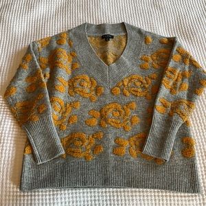 Tribal Boucle floral sweater